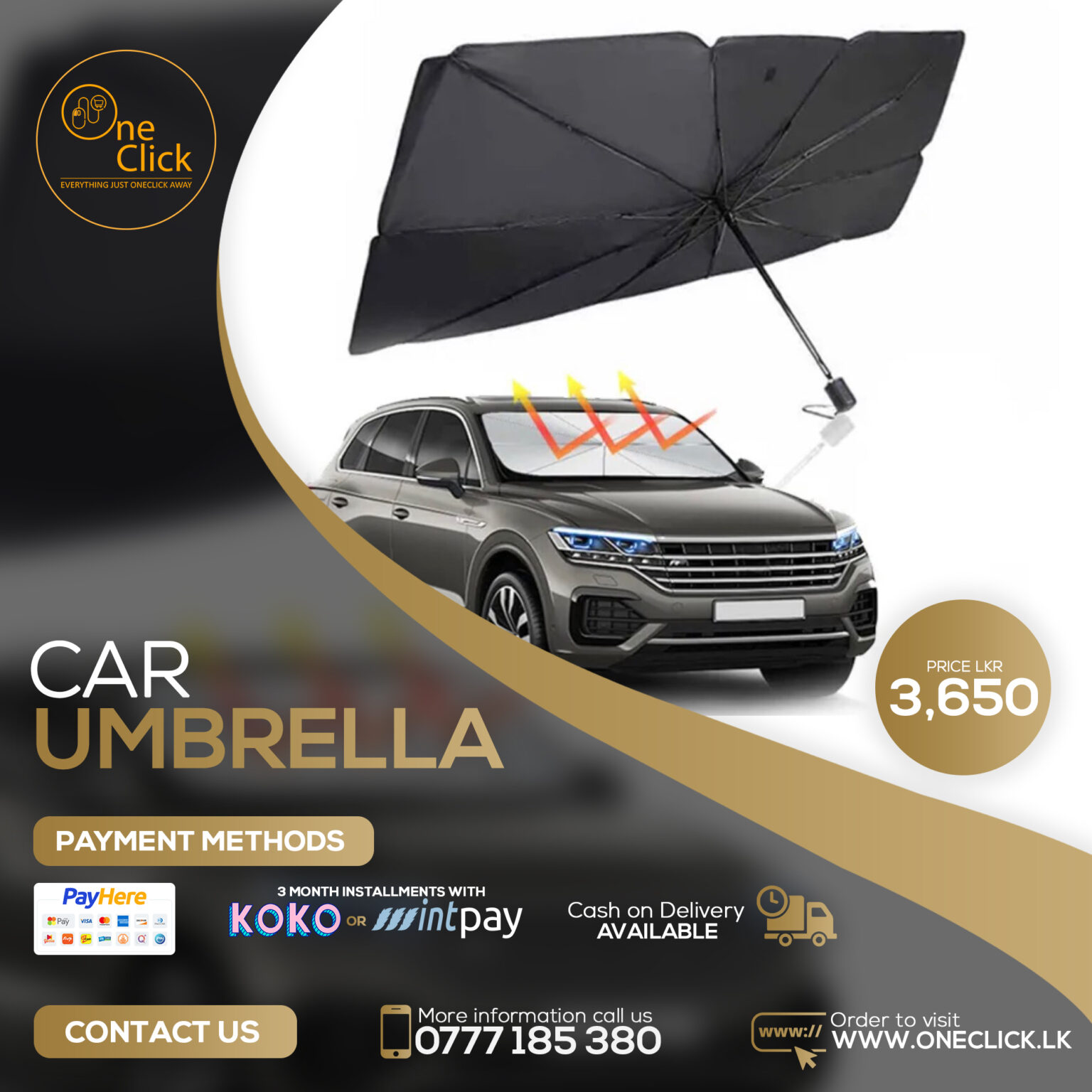 Car Sunshade Umbrella Car Umbrella