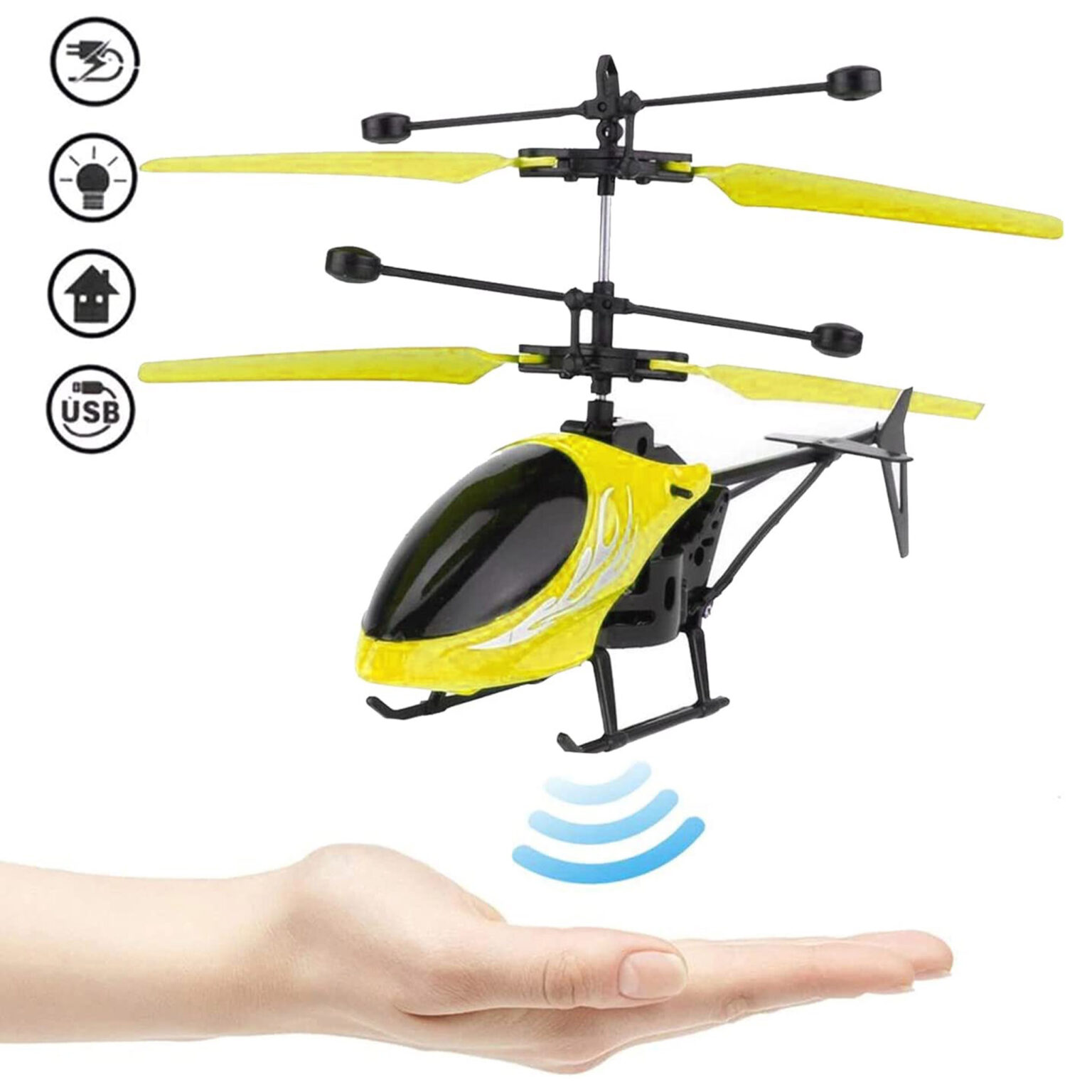 Rechargeable IR Sensor Helicopter Toy - OneClick