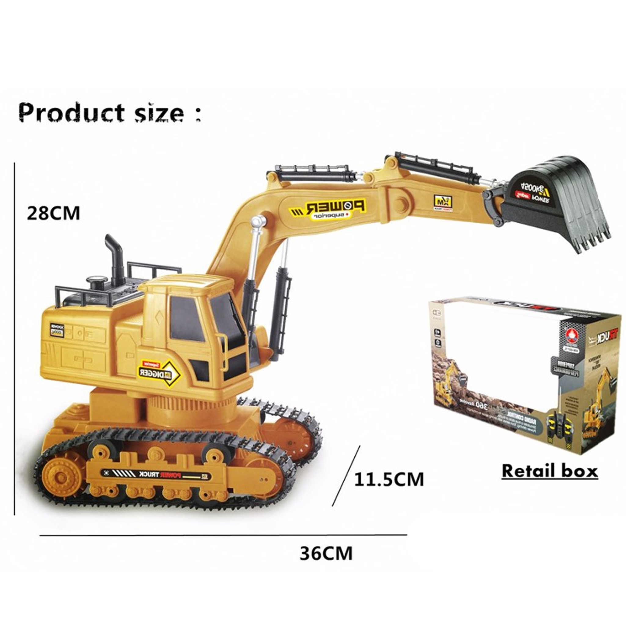 XIE MING Rechargeable RC Excavator - OneClick