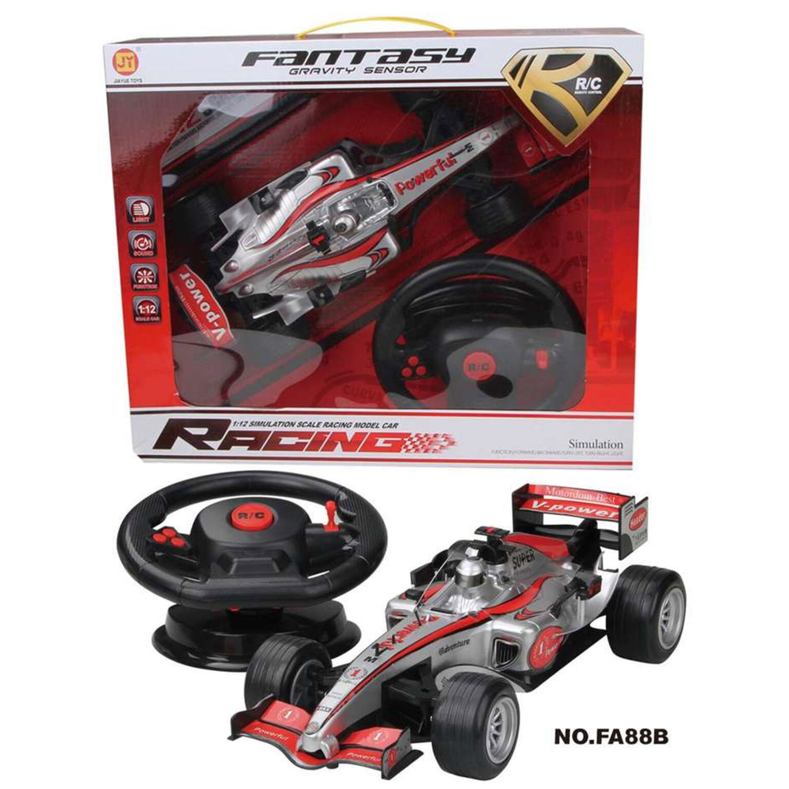 Formula1 Rechargeable RC car with Gravity sensor OneClick