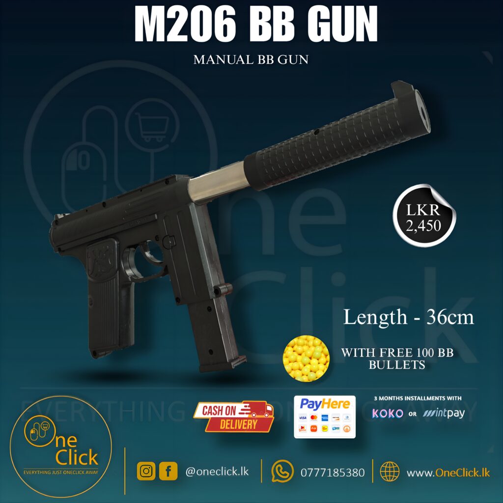 1*Toy Gun - M206 BB Toy Gun - OneClick