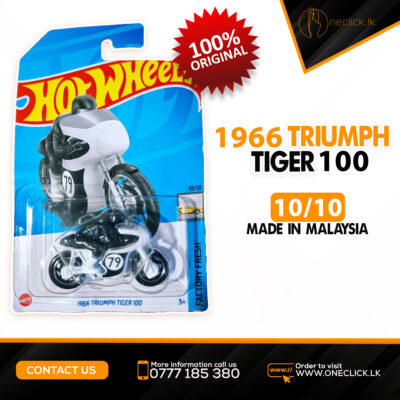 Hot Wheel 1.64 - Car - Factory Fresh - 1966 Triumph Tiger 100
