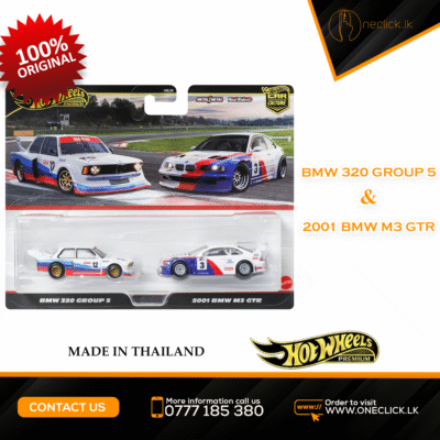 Hot Wheels - Premium -Twin pack - BMW 320 Group 5 & 2001 BMW M3 GTR