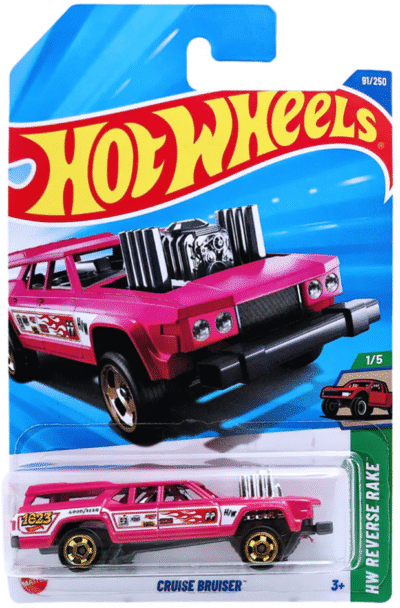 Hot Wheels 1.64 - Hw Reverse Rake- Cruise Bruiser