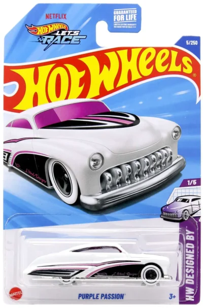 Hot Wheels 1.64 – Car – HW Deigned By – Purple Passion