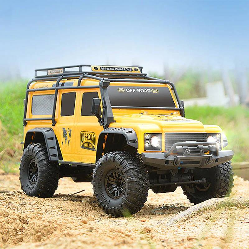 HB Toys ZP1006 v2 D110 4WD Crawler Defender Yellow - Image 2