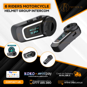 Six Riders Motorcycle helmet group intercom