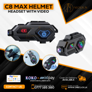 C8 Max Helmet Headset with Video