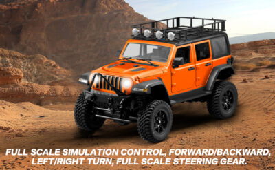 MN128 Jeep Wrangler - Orange - Image 2