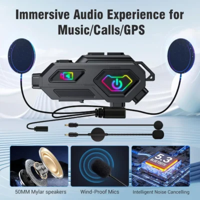 C8 Max Helmet Headset with Video - Image 2