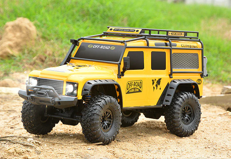 HB Toys ZP1006 v2 D110 4WD Crawler Defender Yellow - Image 3