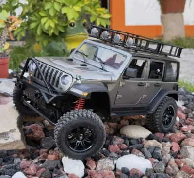 MN128 Jeep Wrangler - Silver - Image 4