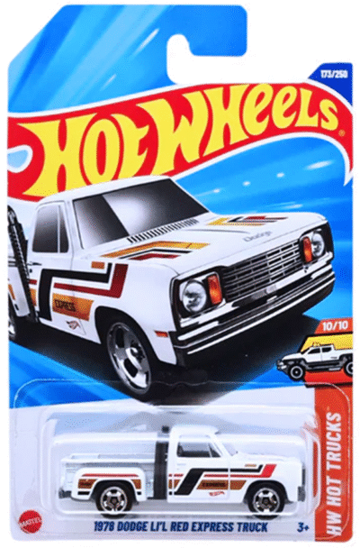 Hot Wheels 1.64 - Hw Hot Trucks - 1978 Dodge El'l Red Express Truck