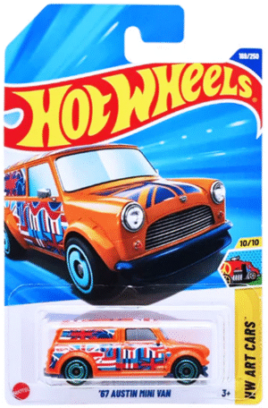 Hot Wheels 1.64 - Hw Art Cars - 67 Austin Mini Van