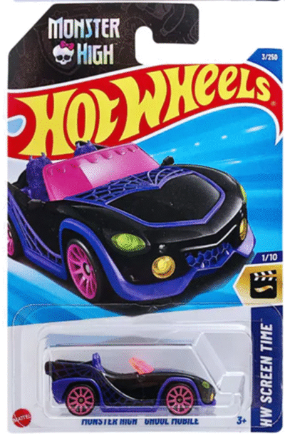 Hot Wheels 1.64 - Hw -Screen Time -Monster High Ghoul Mobile