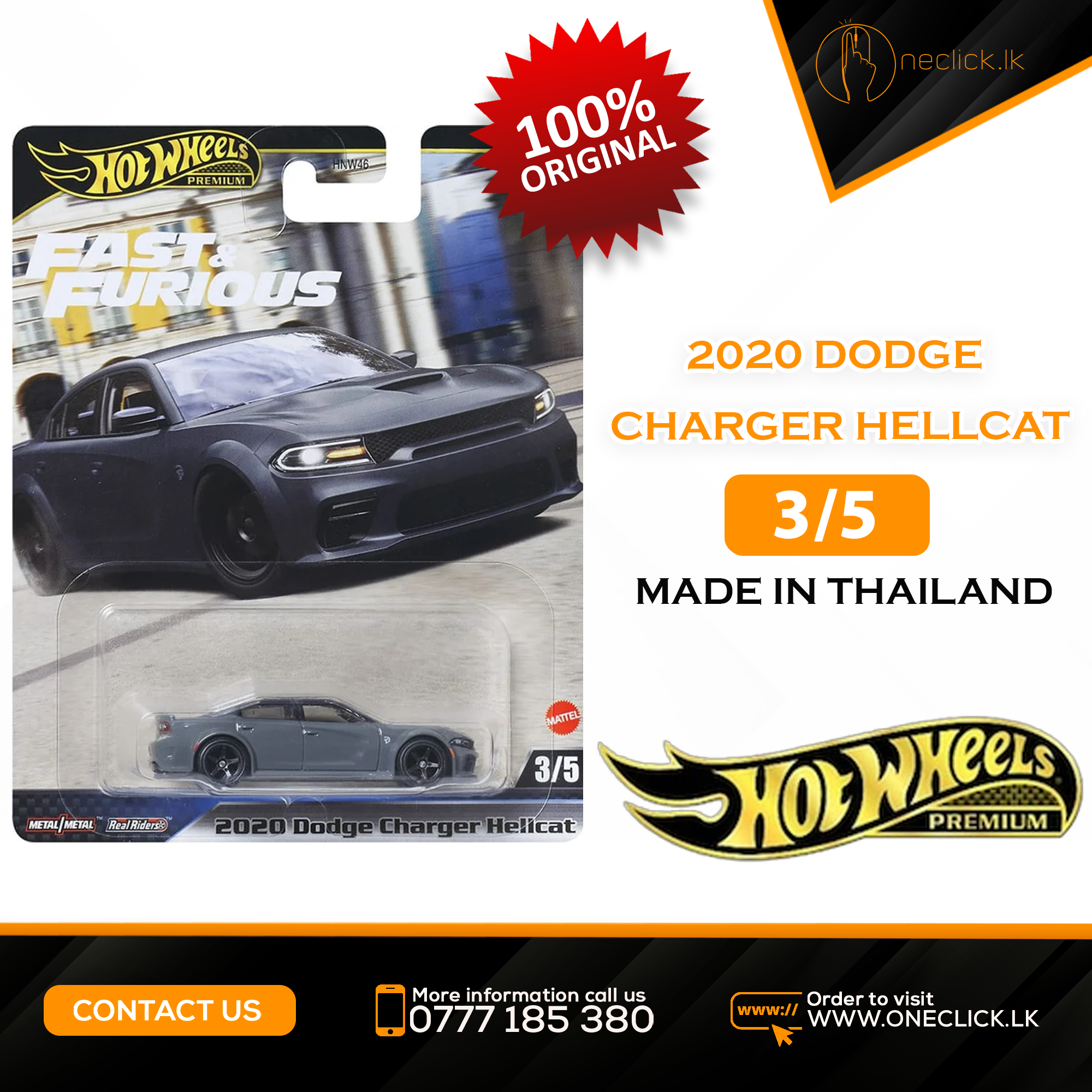 Hot Wheels - Premium - 2020 Dodge Charger Hellcat