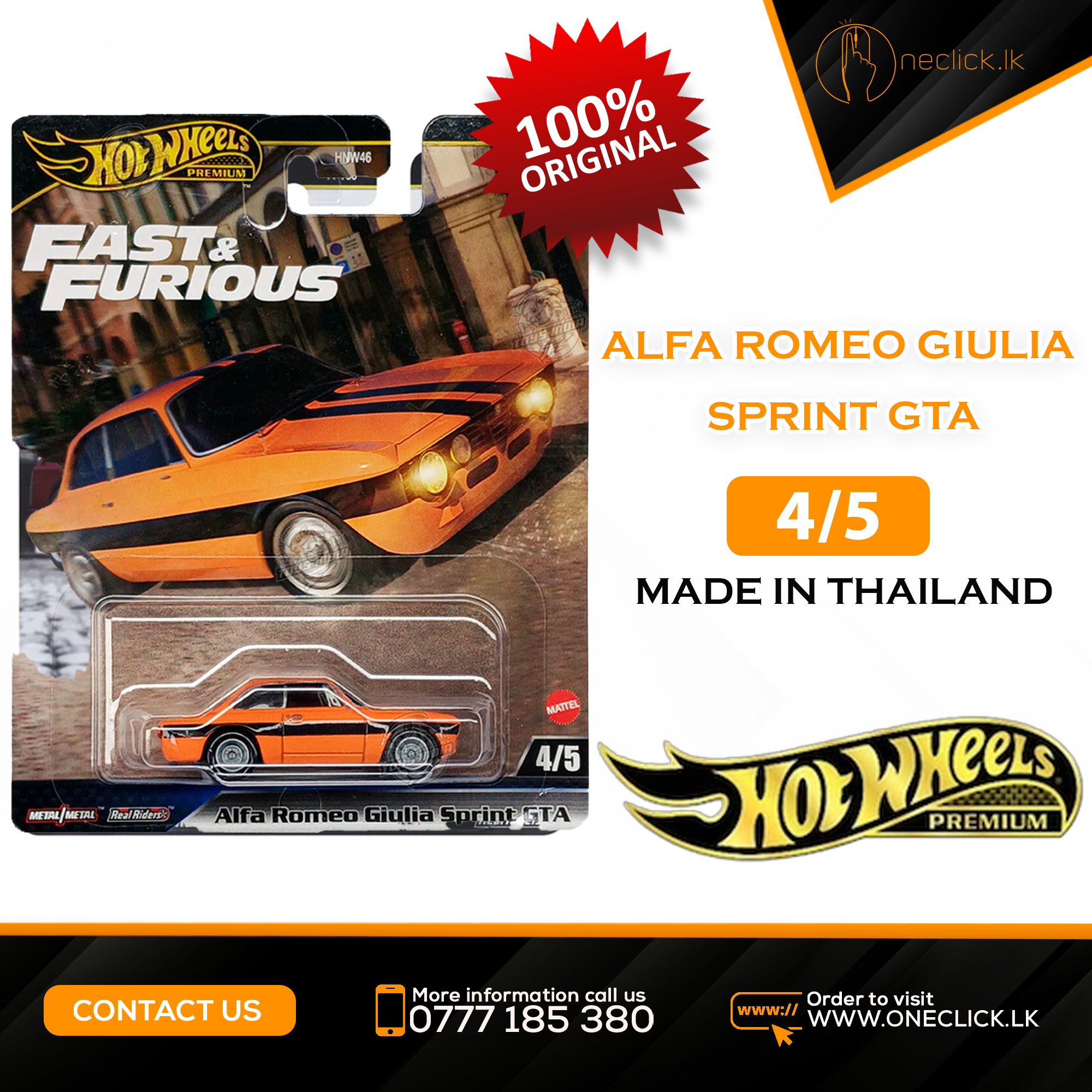 Hot Wheels - Premium - Alfa Romeo Giulia Sprint Gta