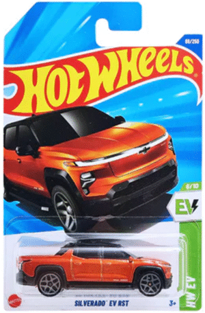 Hot Wheels 1.64 - Hw Ev - Silverado Ev Rst