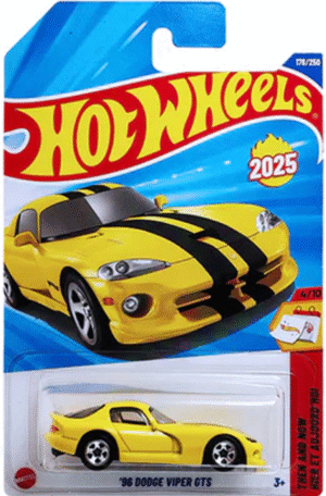 Hot Wheels 1.64 - Then And Now Hier Et Aujourd'Hui - 96 Dodge Viper Gts
