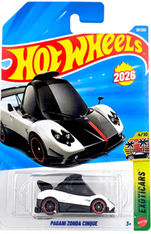 Hot Wheels 1.64 - Exoticars- pagani zonda cinque