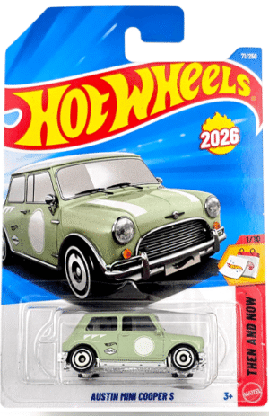 Hot Wheels 1.64 - Then and now - Austin mini cooper s