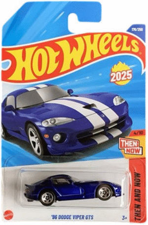 Hot Wheels 1.64 - Then And Now Hier Et Aujourd'Hui - 96 Dodge Viper Gts