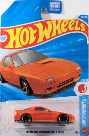 Hot Wheels 1.64 - HW J Imports - 89 Mazda Savanna Rx 7