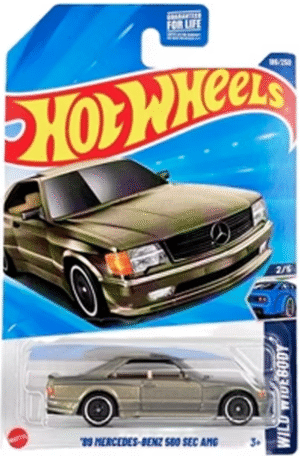 Hot Wheels 1.64 - Wild Widebody - carrosseries large Et Feroces - 89 Mercedes-Benz 560 Sec Amg
