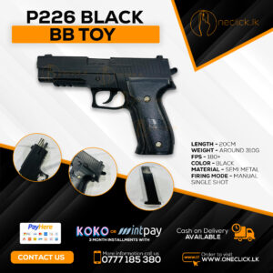 P226 Black BB Toy Gun