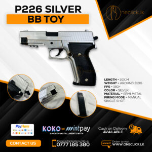 P226 Silver BB Toy Gun