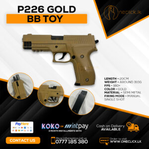 P226 Gold BB Toy Gun