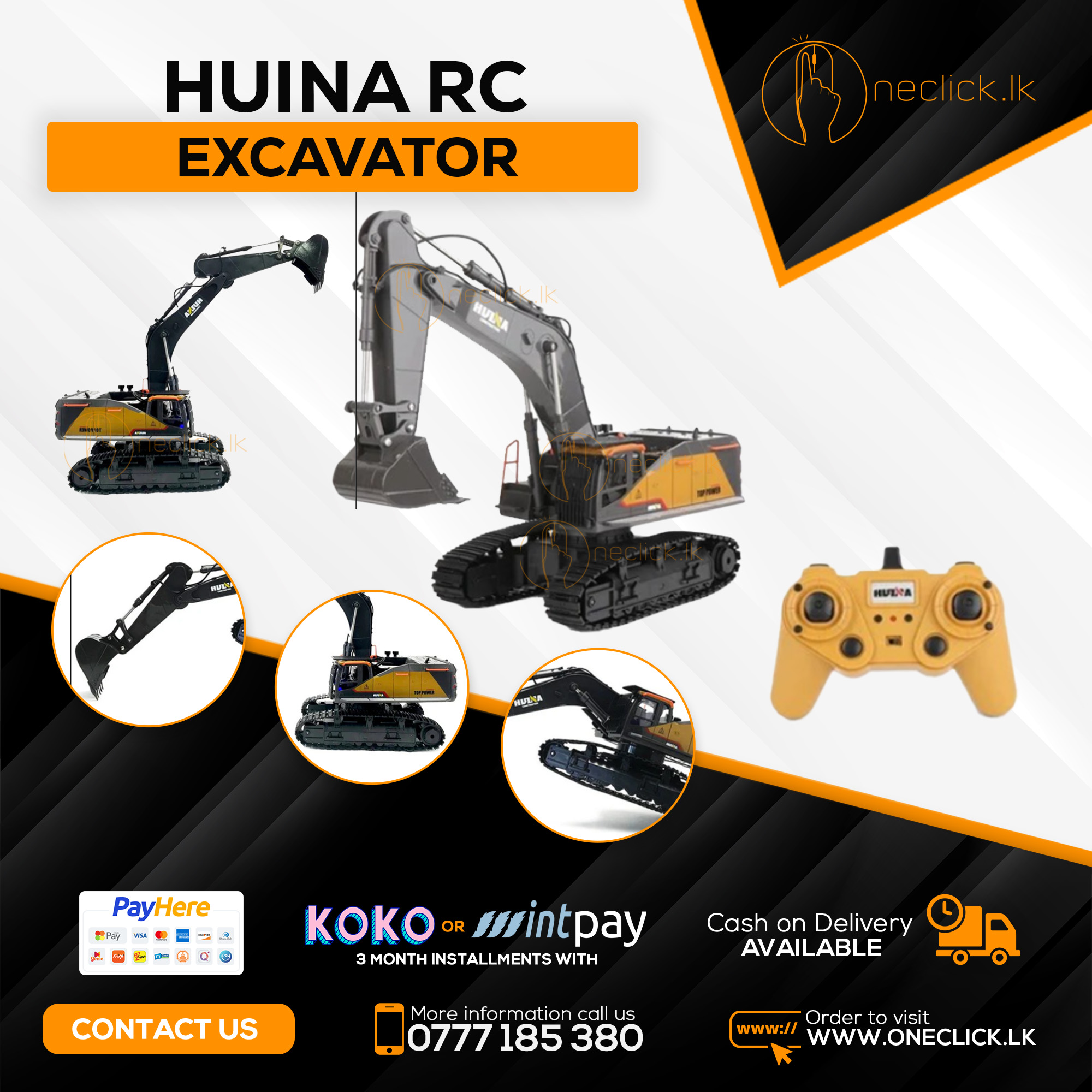 HUINA RC Excavator