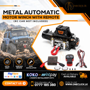 RC Metal automatic motor winch with remote