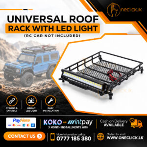 RC Universal roof rack with led light